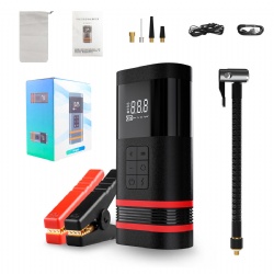 Car Jump Starter Power Bank 400A 12V Car Starter Device Battery 7500mah With Air Compressor Tyre Inflator