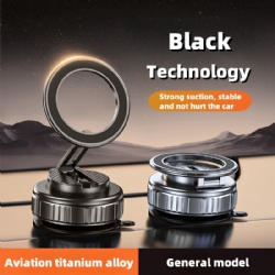 Upgraded 360 Degree Adjustable Electric Portable Foldable Vacuum Magnetic Mobile Phone Holder