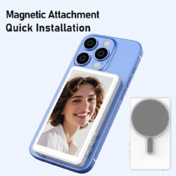 Suitable for iPhone and Android Smart Magnetic Wireless Phone Vlog Selfie Monitor Screen