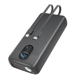 Mobile Accessories Custom Brand Outdoor Waterproof Fast Charging Portable Charger Banks Wireless Solar Power Bank 20000Mah